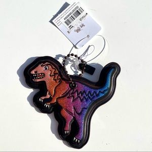 Coach Leather Rexy Hangtag Bag Charm